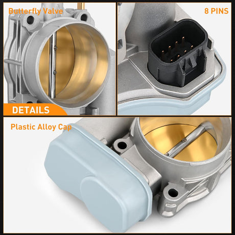 Electronic Throttle Body fits for Chevy Hummer Buick GMC Isuzu Vehicles - for Chevy Colorado Impala Monte Carlo Trailblazer, H3, Buick Rainier, GMC Canyon Envoy, Isuzu Ascender i-350