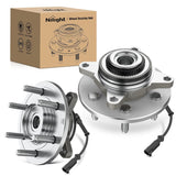 Front Wheel Bearing Hubs for Ford F-150 2005 2006 2007 2008 4WD | For 2005-2008 Ford Lobo and 2006-2008 Lincoln Mark LT, Direct Replacement, Smooth & Quiet Operation-2Pack