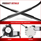 2006-2013 Chevrolet Impala 2014-2016 Impala Limited Rear Driver Side Power Window Regulator Nilight