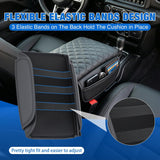 Center Console Cover for Jeep Wrangler JL Gladiator JT 2018-2026 | Nappa Leather Armrest Cover for Car with Storage Pocket Waterproof Center Console Pad Anti-Scratch Arm Rest Box Cover, Black
