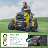 954-04219 Drive Belt for Cub Cadet 46 Inch Deck Belt Length 103.35 Inch Lawn Mower Belts for Craftsman Cub Cadet MTD Troy-Bilt Lawn Tractor Mowers Durable Aramid Cord Replace 754-04219 95404219