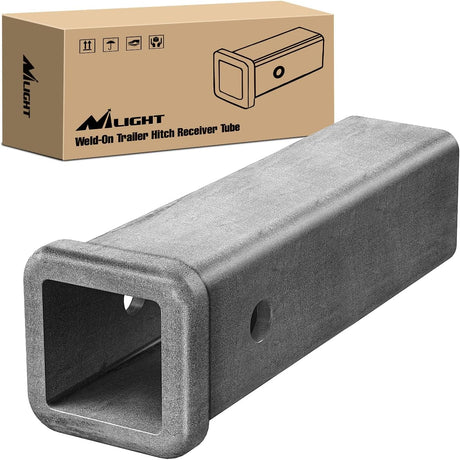 Hitch Adapter 2 Inch x 9 Inch Combo Bar Trailer Receiver Tube Weld-on Raw Steel Hitch Bar