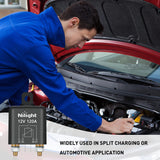 120A Starter Relay 4 Pin Split Relays Switch 12V Continuous Heavy Duty SPST High Current 4 Terminal Car Starter On Off Control for Automotive Car Truck RV Camper