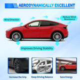 Spoiler Fit for Tesla Model 3 2017-2023 Spoilers for Cars Rear Spoiler Wing Sporty Appearance Rear Trunk Lip Exterior Accessories No-Drill Installation ABS Carbon Fiber Pattern, Matte Black