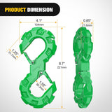 Quick Release S-Tow Shackle Hook – Heavy Duty Off-Road Recovery Hook, Fits Winch Rope & Recovery Strap, 11,000 LBS Working Load, for Jeep, SUV, ATV, Trailers, Forged Steel, Green