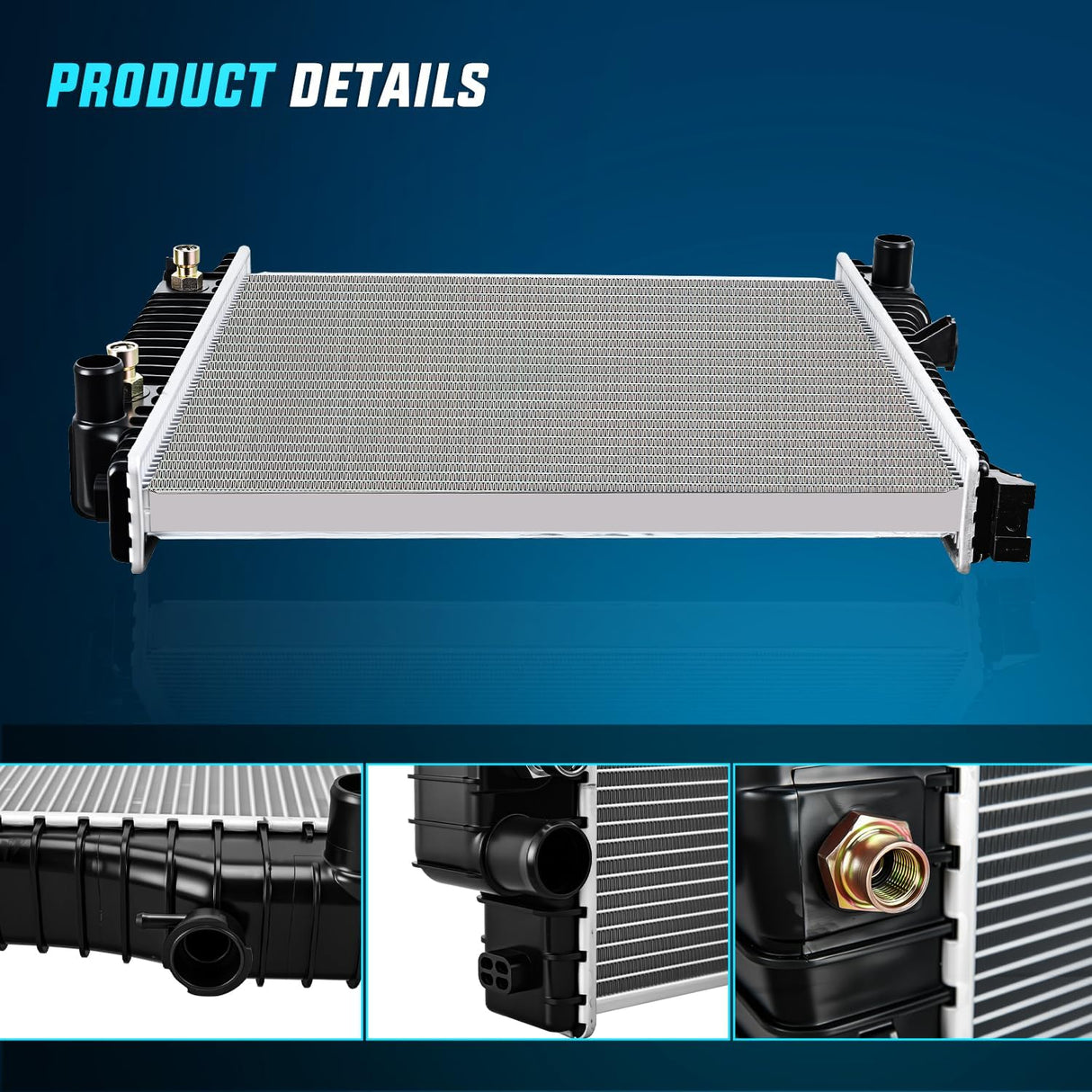 Radiator for Ford Explorer V6 V8 4.0L 2006, Explorer Sport 2007, Mercury Mountaineer 2006