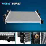 Radiator for Ford Explorer V6 V8 4.0L 2006, Explorer Sport 2007, Mercury Mountaineer 2006