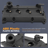 Engine Valve Cover Set for Nissan Altima S SL 2002 2003 2004 2005 2006, Base 2002-2004 2006, for Sentra S 2004, Engine Valve Cover for Sentra SER, SER Spec V 2002-2006, 2.5L (Bolts Included)