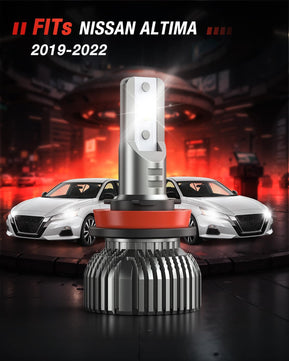 2019-2022 Nissan Altima 9005 H11 LED Headlight Bulbs Nilight