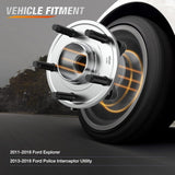 Front or Rear Wheel Bearing and Hub Assembly for Ford Explorer 2011 2012 2013 2014 2015 2016 2017 2018 2019, Ford Police Interceptor Utility 2013-2018, w/5 Lugs-512460 2Pack