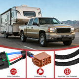 Wiring Harness Kit Brake Controller Wiring Harness Adapter for Select 2003-2006 GMC Sierra Yukon Chevy Silverado Suburban Avalanche Tahoe Escalade EXT