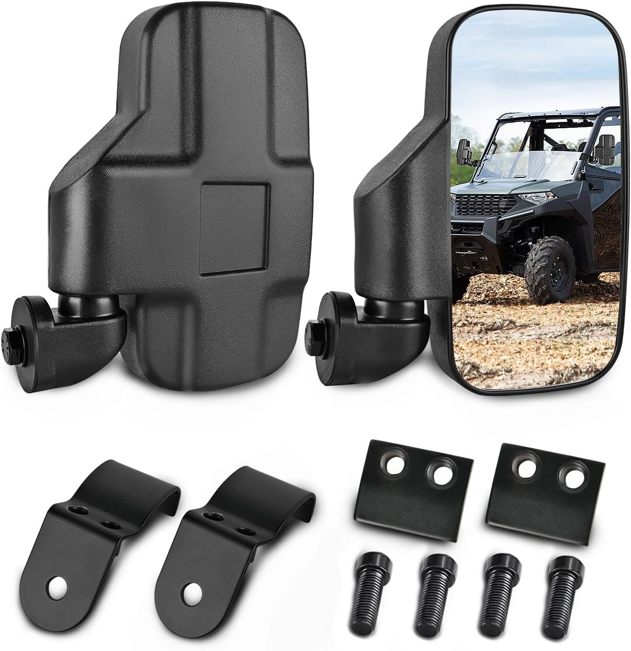 UTV Side Mirrors Fit For Profiled Tubes Nilight
