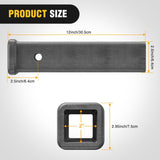 Hitch Adapter 2 Inch x 12 Inch Combo Bar Trailer Receiver Tube Weld-on Raw Steel Hitch Bar