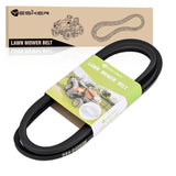 954-04060C 954-04060B Deck Belt for Troy Bilt Cub Cadet 42 inch Deck Belts Length 96.5 Inch for MTD Craftsman John Deere TroyBilt Riding Lawn Tractor Mower Replaces 954-0467A 754-04060B 754-04060C