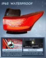 Taillight Assembly for 2018 2019 2020 2021 Chevy Traverse | LED Outer Tail Light OE Style Rear Lamp Replacement Driver and Passenger Side