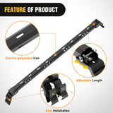 420LBS Roof Rack Cross Bars Compatible with Jeep Wrangler JK JKU 2007-2018 JL JLU 2018-2026 Gladiator JT 2020-2026 Hardtop Models, Adjustable Iron Crossbars for Cargo Carrier Luggage Box Tent