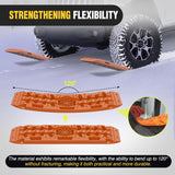 Off Road Traction Boards 4x4 Truck Jeep Recovery Tracks Mats Gear | Heavy Duty Tire Recovery Boards Mounting Kit With Round and Square Jack Lift Base for Truck Jeep SUV Mud Sand Dunes Snow