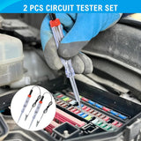306 Pcs Automotive Blade Fuse Kit Standard Mini Low-Profile Fuse Assortment 2A 5A 7.5A 10A 15A 20A 25A 30A 35A with Fuse Puller and Circuit Tester Replacement for Cars Trucks SUVs RVs