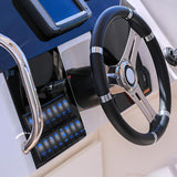 Power Rocker Switch Led Light Bar 5 Pin Laser On Off SPST Switches 20A/12V 10A/24V Blue with Jumper Wires Set for Cars Trucks Boats ATVs UTVs RVs