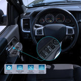 Power Master Window Switch w/Black Bezel for 2002-2010 Dodge Ram | 2002 2003 2004 2005 2006 2007 2008 2009 2010 Dodge Ram 1500 2500 3500 4500 5500 2001-2004 Dodge Dakota Durango 68171680AA