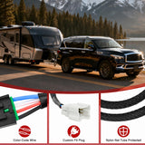 Wiring Harness Kit Brake Controller Wiring Harness Adapter for Nissan Titan 2004-2024, Armada Frontier 2005-2024, NV 2012-2021, Pathfinder 2005-2020, Xterra 2005-2015 Factory Towing Package Required
