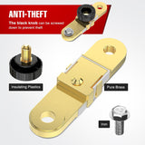 Side Post Battery Switch Heavy Duty 12DVC 125A Negative Kill Power Master Cut Off Isolator with Knob Quick Disconnect for Car Auto Truck Boat RV ATV