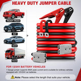 1 Gauge 30 Feet Heavy Duty Jumper Cables 900 Amp Booster Battery Cables with Permanent Installation kit and Quick Connect Plug Includes Carrying Bag for 12V & 24V Cars SUVs and Trucks