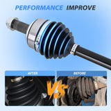 CV Axle Shaft Assembly Compatible with 2007 2008 2009 2010 2011 2012 2013 2014 Honda CR-V EX EX-L LX Half-Shaft Assemblies Replacement Front Wheel Driver and Passenger Side