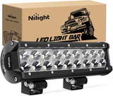 LED Light Bar 9Inch 54W 3600LM Spot Off Road Driving Lamp Super Bright Waterproof Fog Work Lighting for Trucks SUV ATV UTV Pick-up Boat Tractor 4x4 Van Camper