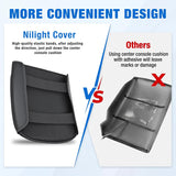 Center Console Cover Fit for Chevy GMC Silverado Sierra 2019-2026 | for Tahoe Yukon Suburban 2021-2026 Bucket Seat Accessories Middle Armrest Cover for Car Waterproof Leather Arm Rest Cushion