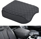 Center Console Cover for Kia Telluride 2020-2026 Armrest Cushion | for Telluride 2020 21 22 23 24 25 2026 Accessories Nappa Leather Armrest Cover for Car Waterproof Center Console Pad, Black