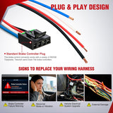 Wiring Harness Kit Brake Controller Wiring Harness Adapter for Tekonsha Reese and Draw-Tite Trailer Brake Controller Side Plug 31-Inches Towing Hitch Trailer RV