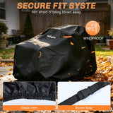 Zero Turn Mower Cover 76 Inch, Waterproof Lawn Mower Cover | Fits Mowers up to 76 InchL x 47 InchW x 47 InchH, 420D Heavy Duty Fabric, All-weather & UV Protection