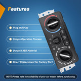 A/C Heater Climate Control Module Switch Panel | Compatible with 2005 2006 2007 2008 2009 2010 Chevrolet Cobalt 2007-2010 Pontiac G5 Truck Replacement Air Conditioning Panel