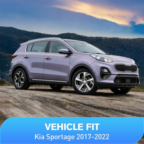 in-Channel Rain Guards for Kia Sportage 2017 2018 2019 2020 2021 2022, Vent Window Visors, Original Window Deflectors-4PCS