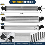 Intercooler Compatible with Honda CR-V CRV 2017 18 19 20 21 2022 L4 1.5L Turbocharged SUV Aluminum Turbo Intercooler Charged Air Inter Cooler Replace 18097,961542,30446,19710-5PA-A01,HO3012101