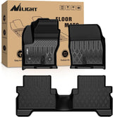 TPE Floor Mats for Ford Escape 2013-2019 / Ford C-Max 2013 2014 2015 2016 2017 2018 All Weather Custom Fit Heavy Duty Floor Liners