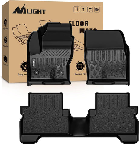TPE Floor Mats for Ford Escape 2013-2019 / Ford C-Max 2013 2014 2015 2016 2017 2018 All Weather Custom Fit Heavy Duty Floor Liners