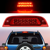 Third Brake Light Tail High Mount 3rd Stop Lights Red Lens Compatible with Jeep Liberty 2002 2003 2004 2005 2006 2007 Van SUV Rear Center Cab Lamp
