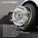 Front or Rear Wheel Bearing and Hub Assembly for Ford Taurus 2010–2019 (Not for SHO/Performance Package), Ford Flex 2009–2019, Lincoln MKT, Edge Rear 2011-2014, 513275-2Pack