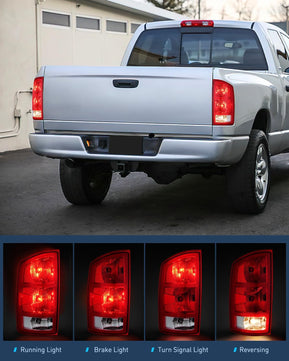 2002-2006 Dodge Ram 1500 2003-2006 Dodge Ram 2500 3500 Taillight Assembly Rear Lamp Replacement OE Style w/Bulbs Driver Side Nilight