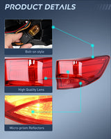 Taillight Assembly for 2014 2015 2016 2017 2018 2019 2020 Acura MDX | Tail Light OE Style Outer Rear Lamp Replacement Passenger Side