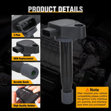 Ignition Coil Pack Fit for Honda 2000 2001 02 2003-2007 Accord Odyssey 2008-2010 EX LX DX NHL SE Fit for Acura 1999-2008 CL RL TL 3.0L 3.2L 3.5L V6 OE# UF242 C1221 Ignition Coils Set of 6