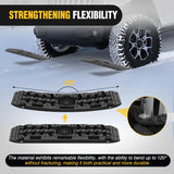 Off Road Traction Boards 4x4 Truck Jeep Recovery Tracks Mats Gear | Heavy Duty Tire Recovery Boards Mounting Kit With Round and Square Jack Lift Base for Truck Jeep SUV Mud Sand Dunes Snow