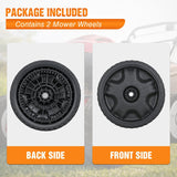 Lawn Mower Drive Wheels Replacement 8 Inch 634-05039 Assembly, Lawnmower Wheels Compatible with Troy-Bilt, Craftsman, TB200 TB210 TB220 TB230 TB270ES TB280ES, 2-Pack