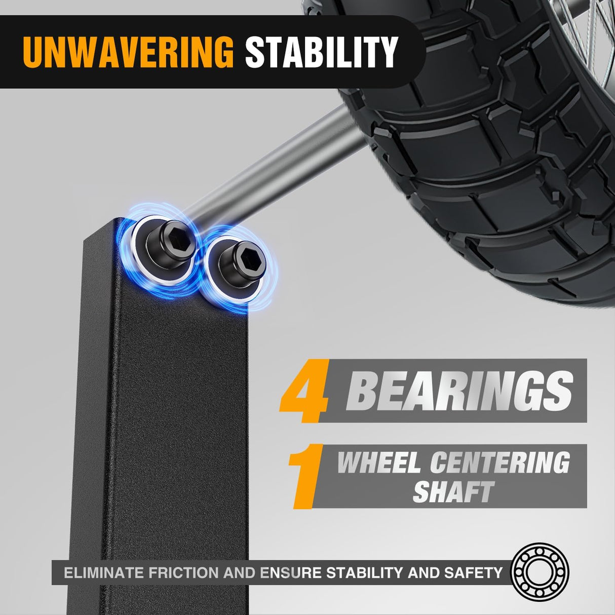Motorcycle Bike Wheel Balancer Tire Balancer Stand | Features static & dynamic alignment heavy duty build adjustable centering cones fits most motorcycles dirt & sport bikes
