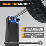 Motorcycle Bike Wheel Balancer Tire Balancer Stand | Features static & dynamic alignment heavy duty build adjustable centering cones fits most motorcycles dirt & sport bikes