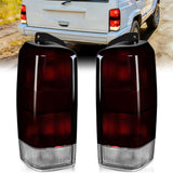 Taillight Assembly Compatible with 1997 1998 1999 2000 2001 Jeep Cherokee Limited SE Sport XJ XJ Chassis Rear Tail Light Lamp Replacement OE Style Smoked Black Drive and Passenger Side