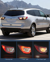 Taillight Assembly for 2013 2014 2015 2016 2017 Chevy Traverse | Outer Tail Light Replacement OE Style Driver and Passenger Side
