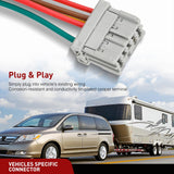 4 Pin Trailer Wiring Harness Kit 56161 Vehicle Standard 4 Way Connector Custom for 2005 2006 2007 2008 2009 2010 Honda Odyssey Simple Fit Tow Hitch Harness